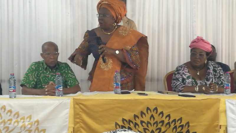 Togo : Honorable Brigitte ADJAMAGBO fait une rencontre avec le peuple
