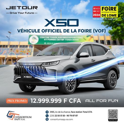 FIL 19 : Consortium Sapy S.A présente Jetour le Véhicule Officiel de la Foire ce jour