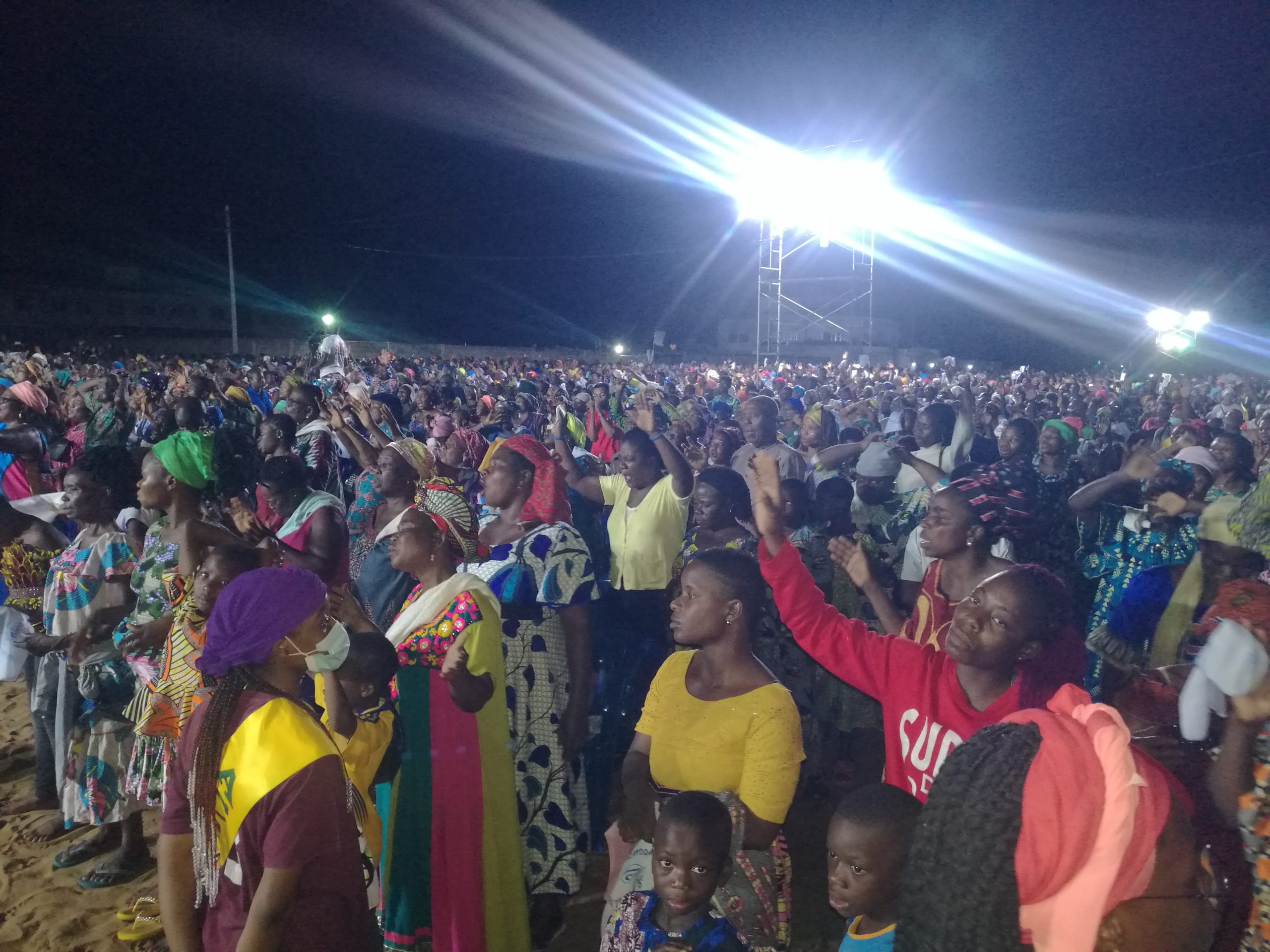 Togo / Apothéose de la Grande Croisade d&rsquo;Evangélisation à Kpogan avec un bilan satisfaisant