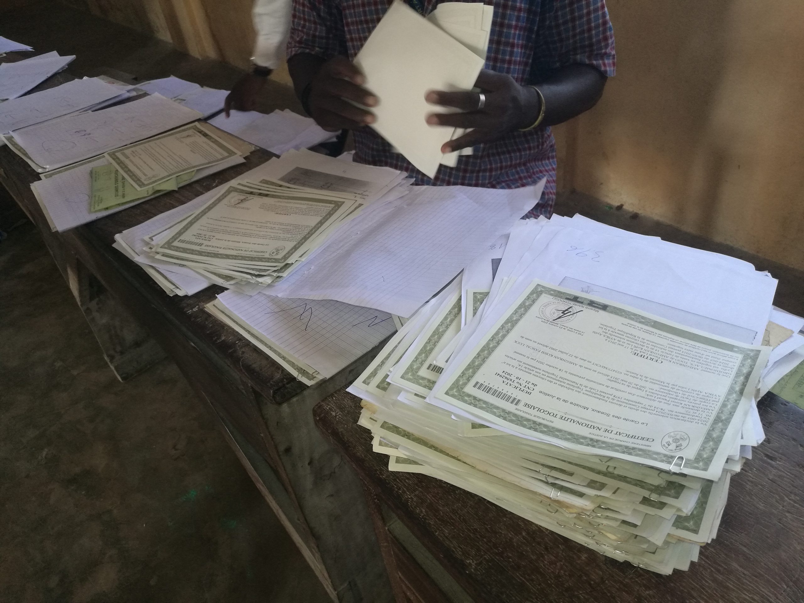 Togo/Programme de Développement Social plusieurs personnes reçoivent leurs certificats de nationalité dans le Golfe 6