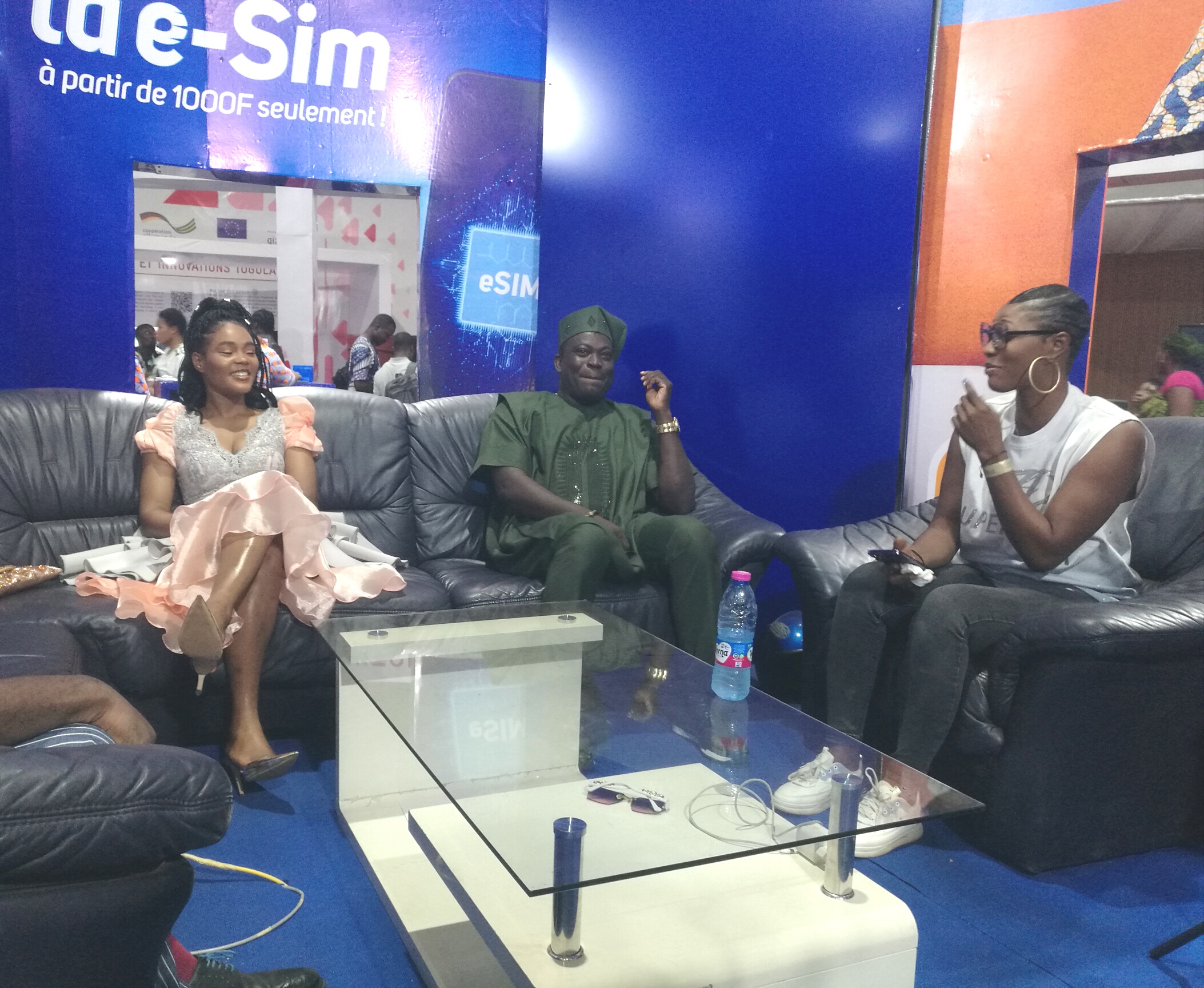 Une visite de King Papavi Mensah à la 19ème Foire attire de monde