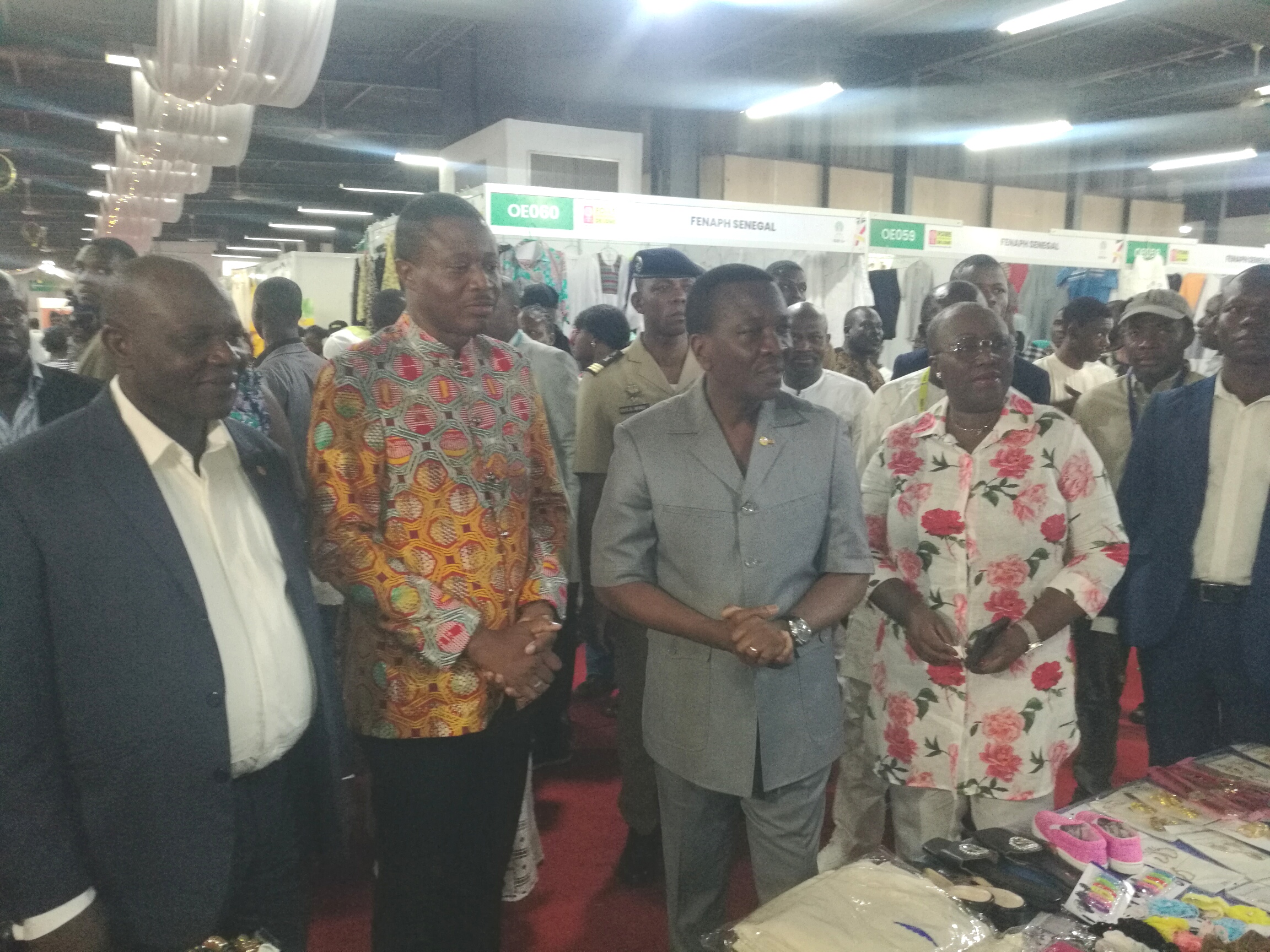 Visite surprise de l&rsquo;honorable Kodjo Adedze à la 19ème Foire Internationale de Lomé