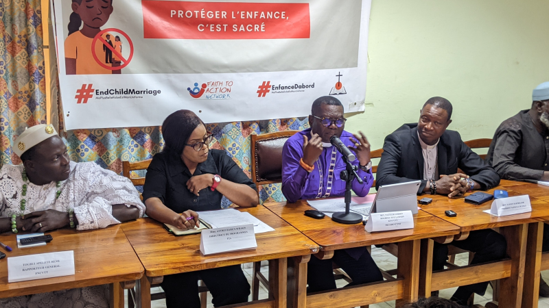 Togo/Lancement de campagne interconfessionnelle et technologique sur le mariage précoce : Des croyances s&rsquo;unissent pour sauver l’enfance