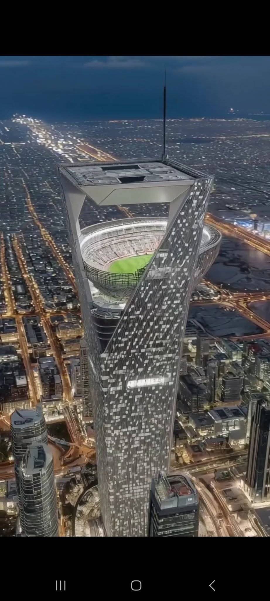 L&rsquo;Arabie Saoudite dévoile son projet de stade futuriste pour la Coupe du Monde 2034