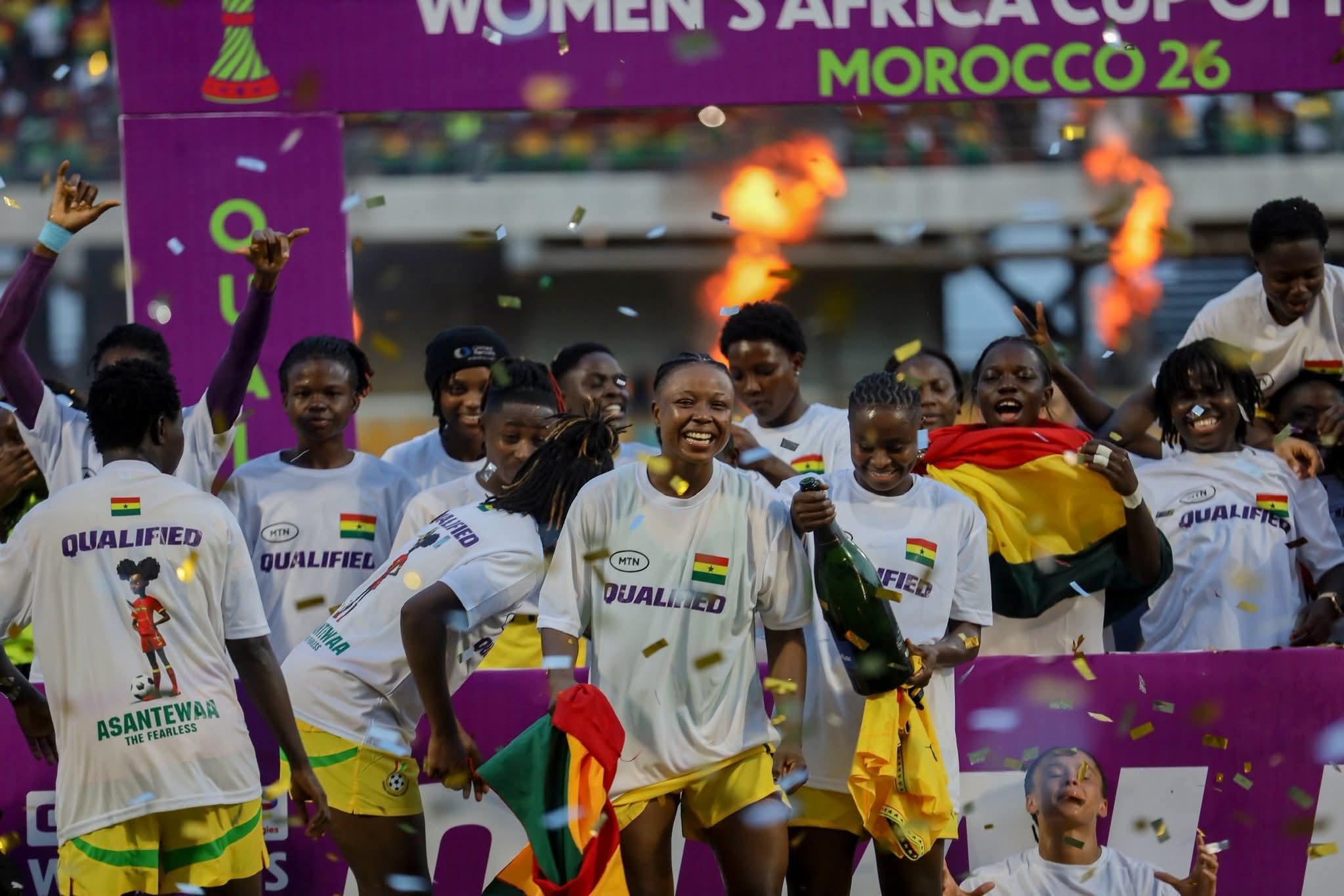 Fête au Ghana : Les Black Queens Qualifiées pour la CAN Féminine Maroc 2026 !