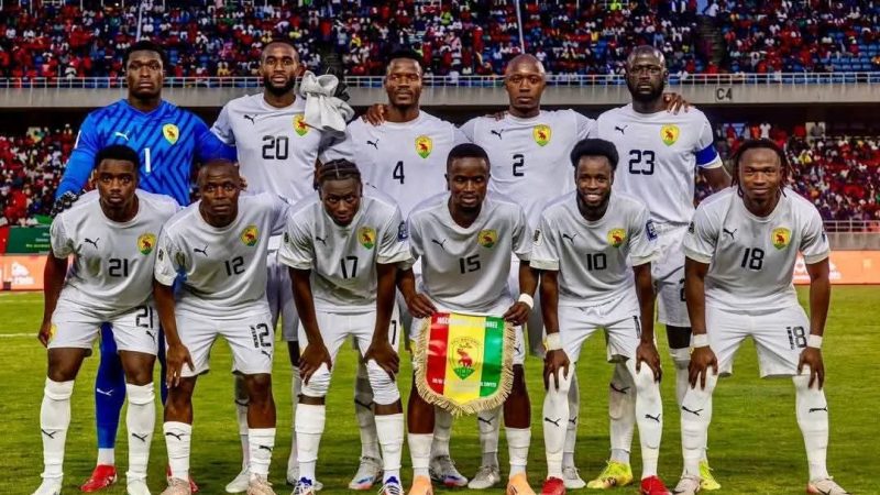 Le Syli National de Guinée en préparation avec deux matchs amicaux