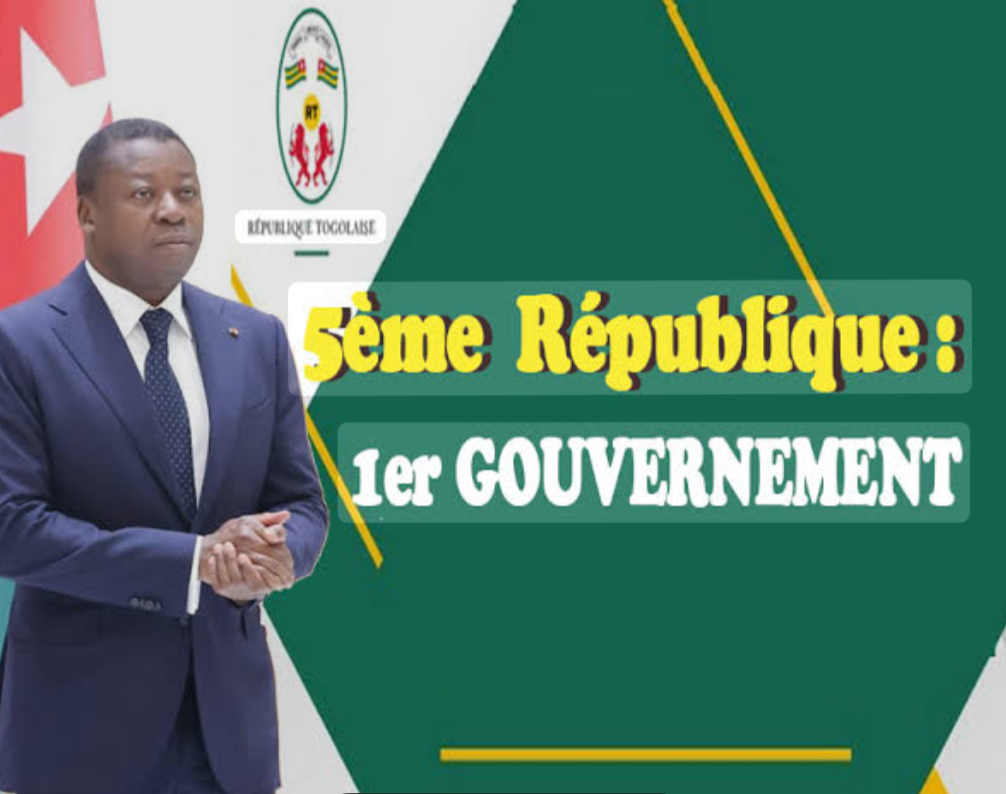 Togo : Le Premier Gouvernement de la Ve République dévoilé