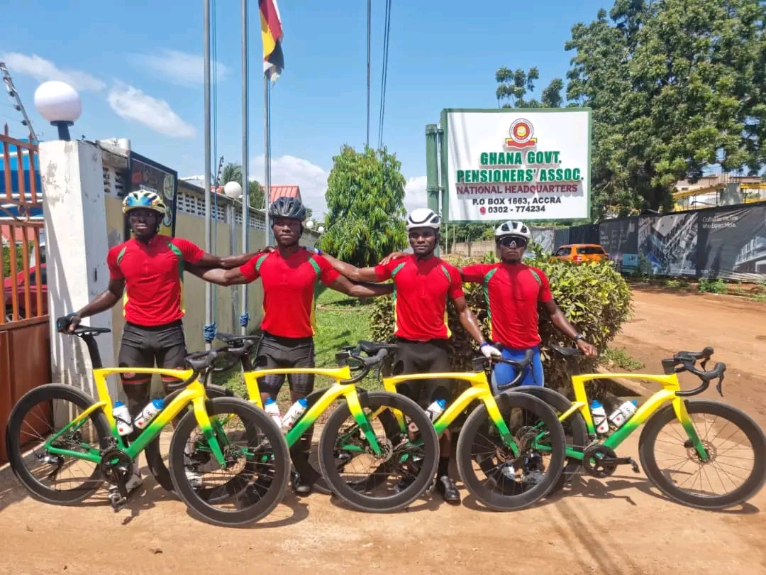 TOUR DU GHANA 2025 : LES CYCLISTES TOGOLAIS SONT À ACCRA !