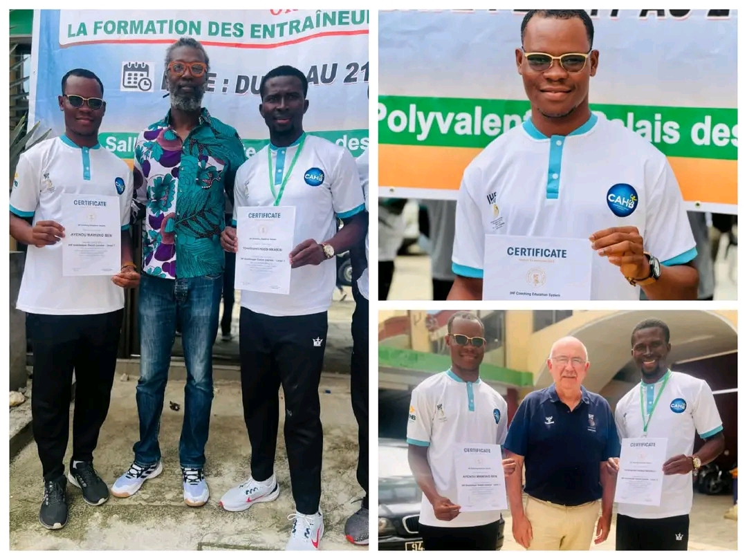 Handball : Deux entraîneurs togolais décrochent une prestigieuse certification en Côte d’Ivoire