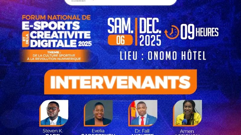 Forum Esport & Innovation Digitale 2025 : un rendez-vous qui promet de transformer le paysage numérique togolais