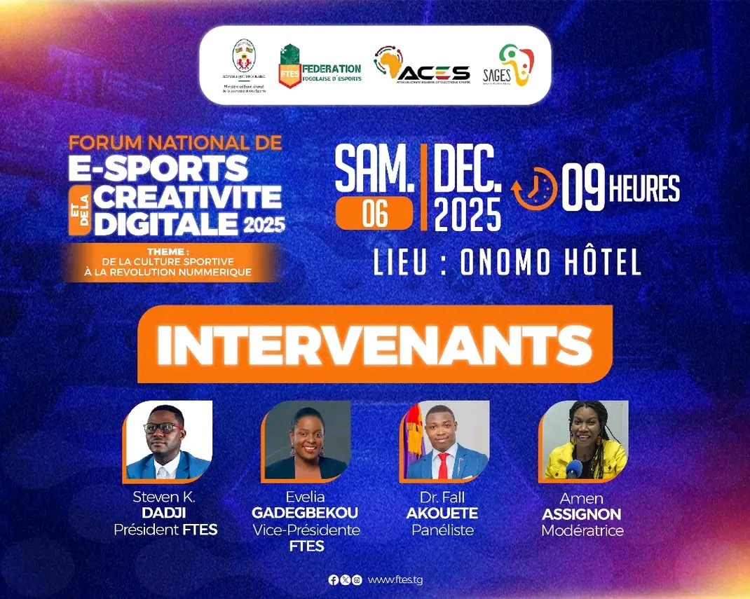 Forum Esport & Innovation Digitale 2025 : un rendez-vous qui promet de transformer le paysage numérique togolais