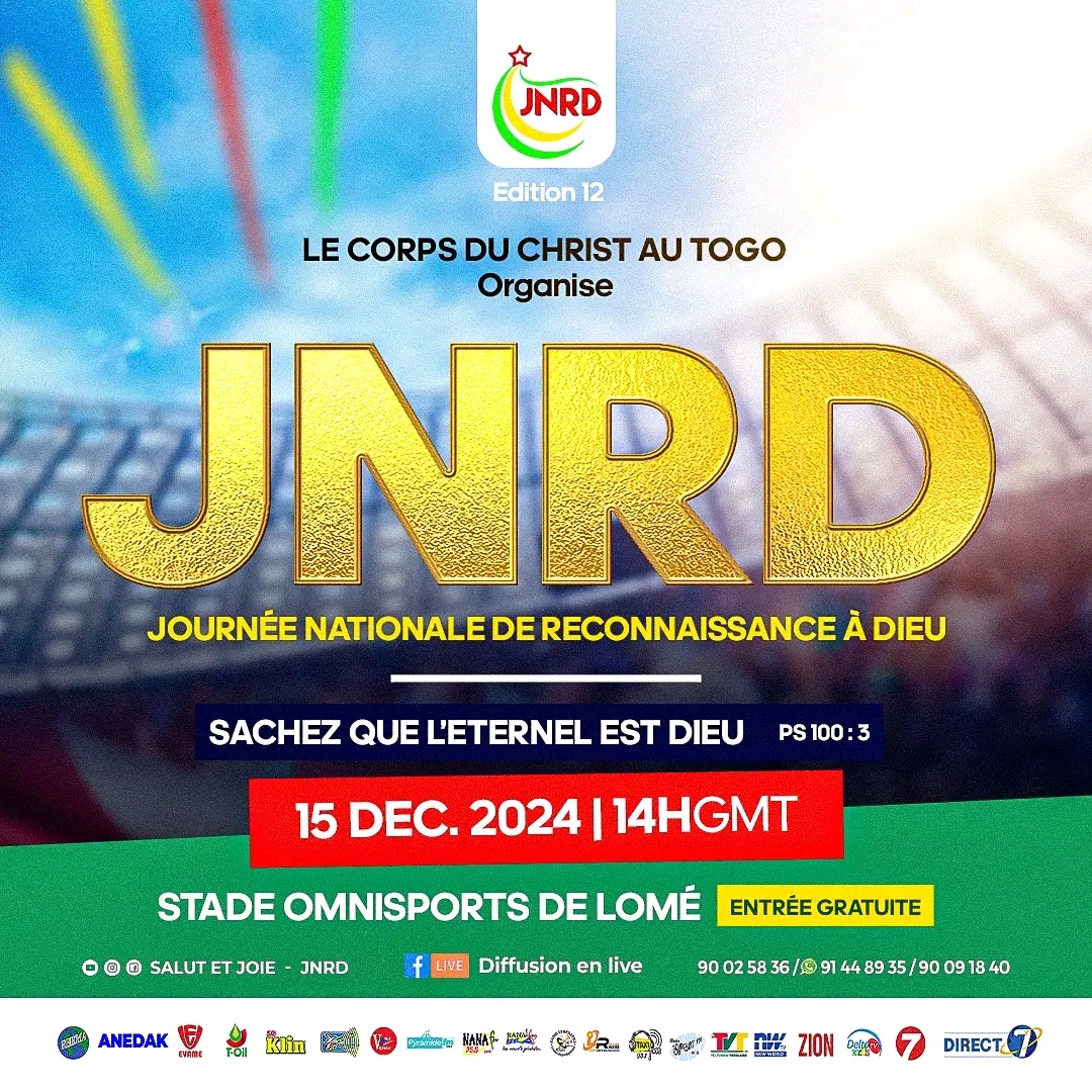 JNRD 2025 : Le Togo s’unit pour célébrer “L’Éternel, la bannière du Togo”