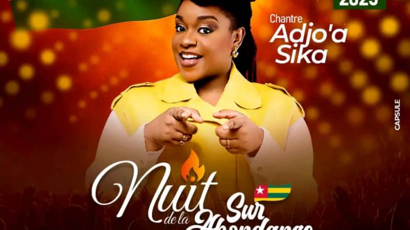 Adjo’a Sika convie le Togo à la Nuit de la Surabondance ce 19 décembre