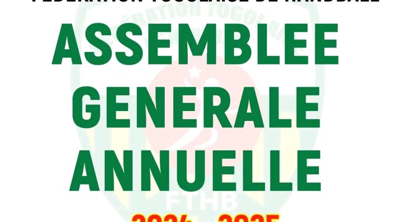 Handball Togolais : La FTHB convoque les acteurs pour une Assemblée Générale décisive