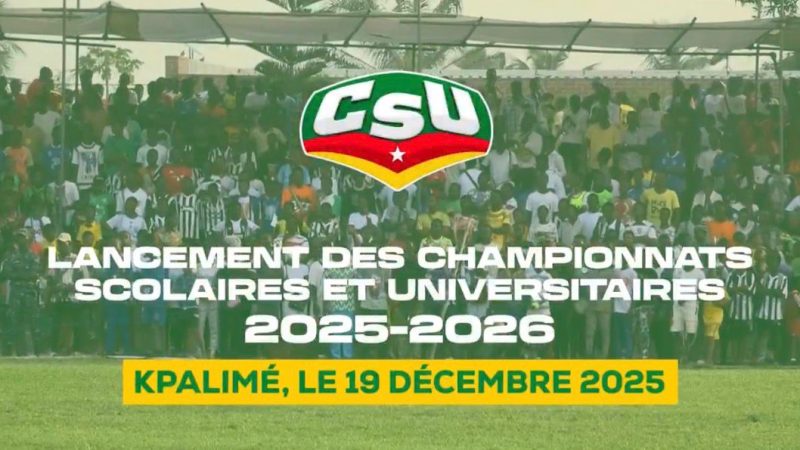 Le volleyball à l’honneur : coup d’envoi des Championnats Scolaires et Universitaires 2025–2026 à Kpalimé