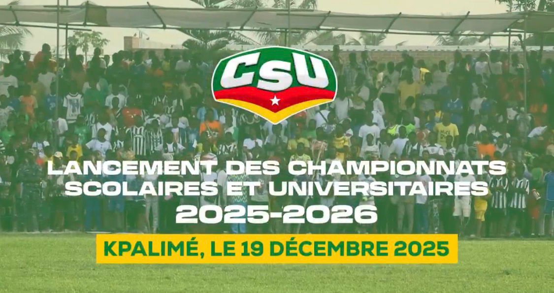 Le volleyball à l’honneur : coup d’envoi des Championnats Scolaires et Universitaires 2025–2026 à Kpalimé
