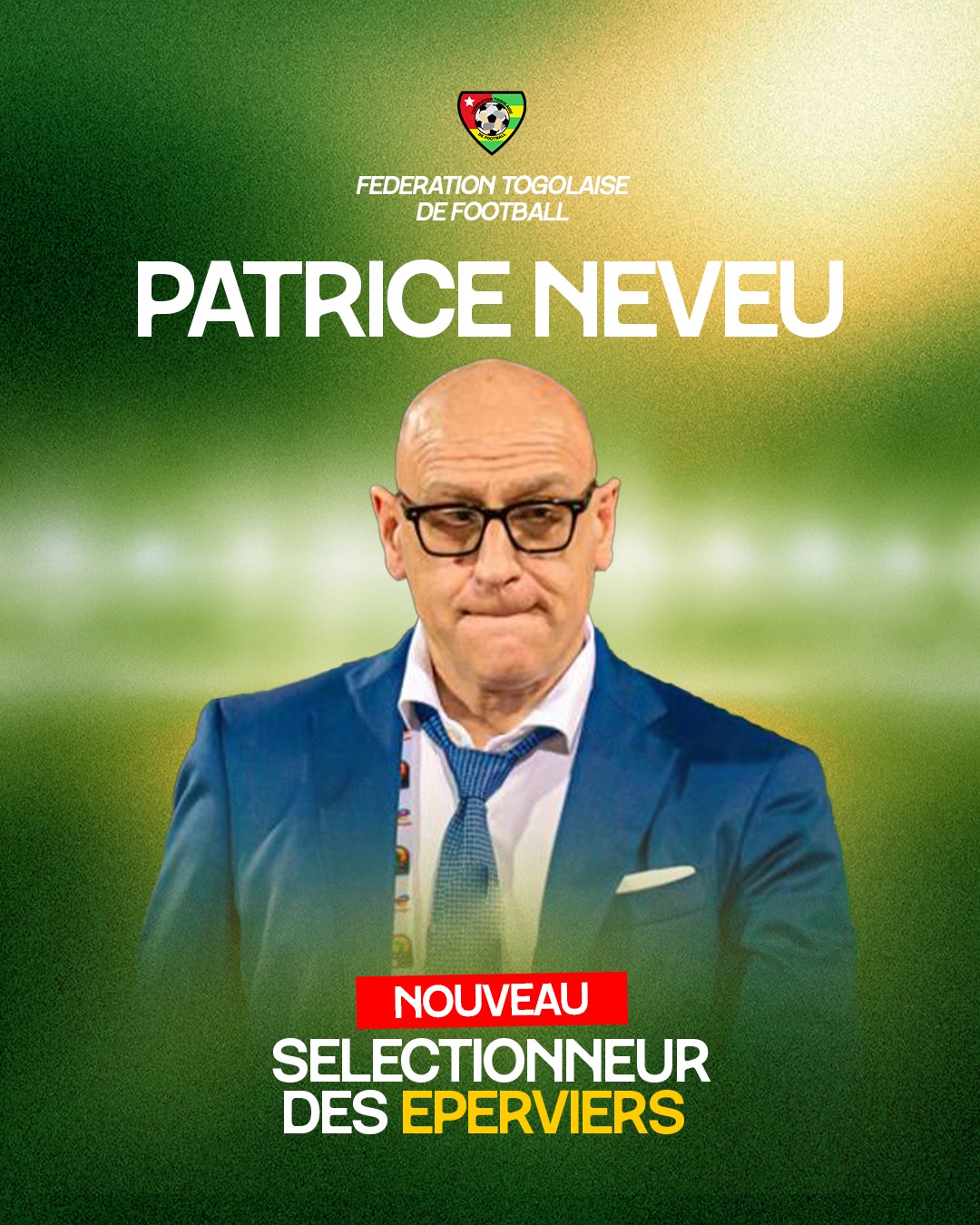 Togo : Patrice Neveu aux commandes des Éperviers, le pari de l’expérience pour relancer l’ambition nationale ?