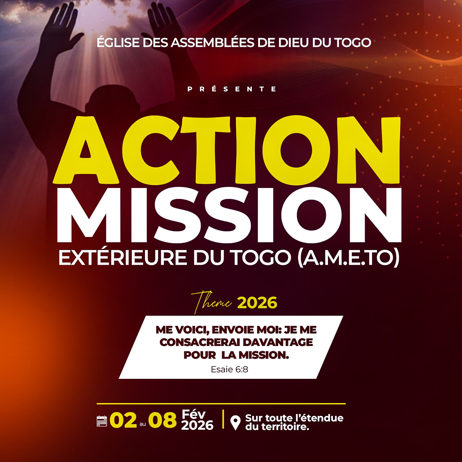 Semaine nationale de la mission : les Assemblées de Dieu du Togo mobilisées pour gagner des âmes