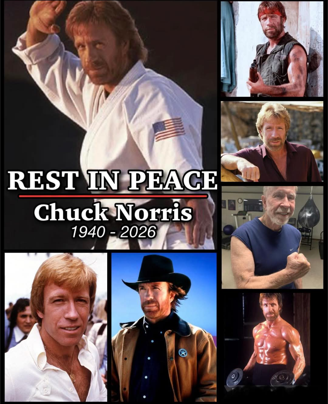 CHUCK NORRIS : DE CHAMPION DE KARATÉ À LÉGENDE MONDIALE, RETOUR SUR UNE VIE HORS DU COMMUN