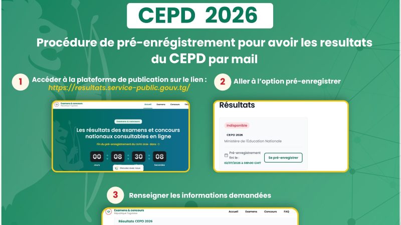 CEPD 2026 : les résultats disponibles ce 2 juillet, voici comment les recevoir dès 8h par e-mail