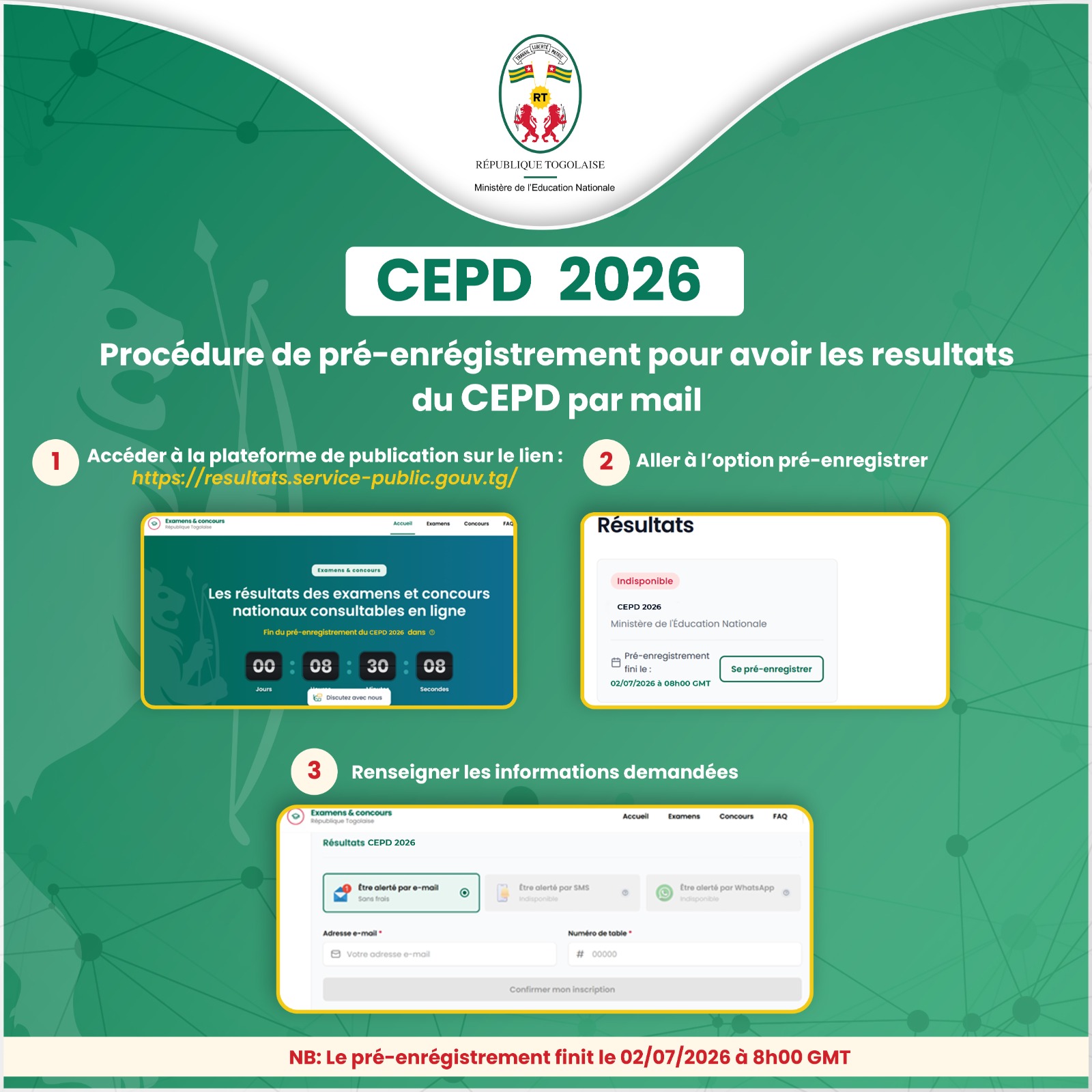 CEPD 2026 : les résultats disponibles ce 2 juillet, voici comment les recevoir dès 8h par e-mail