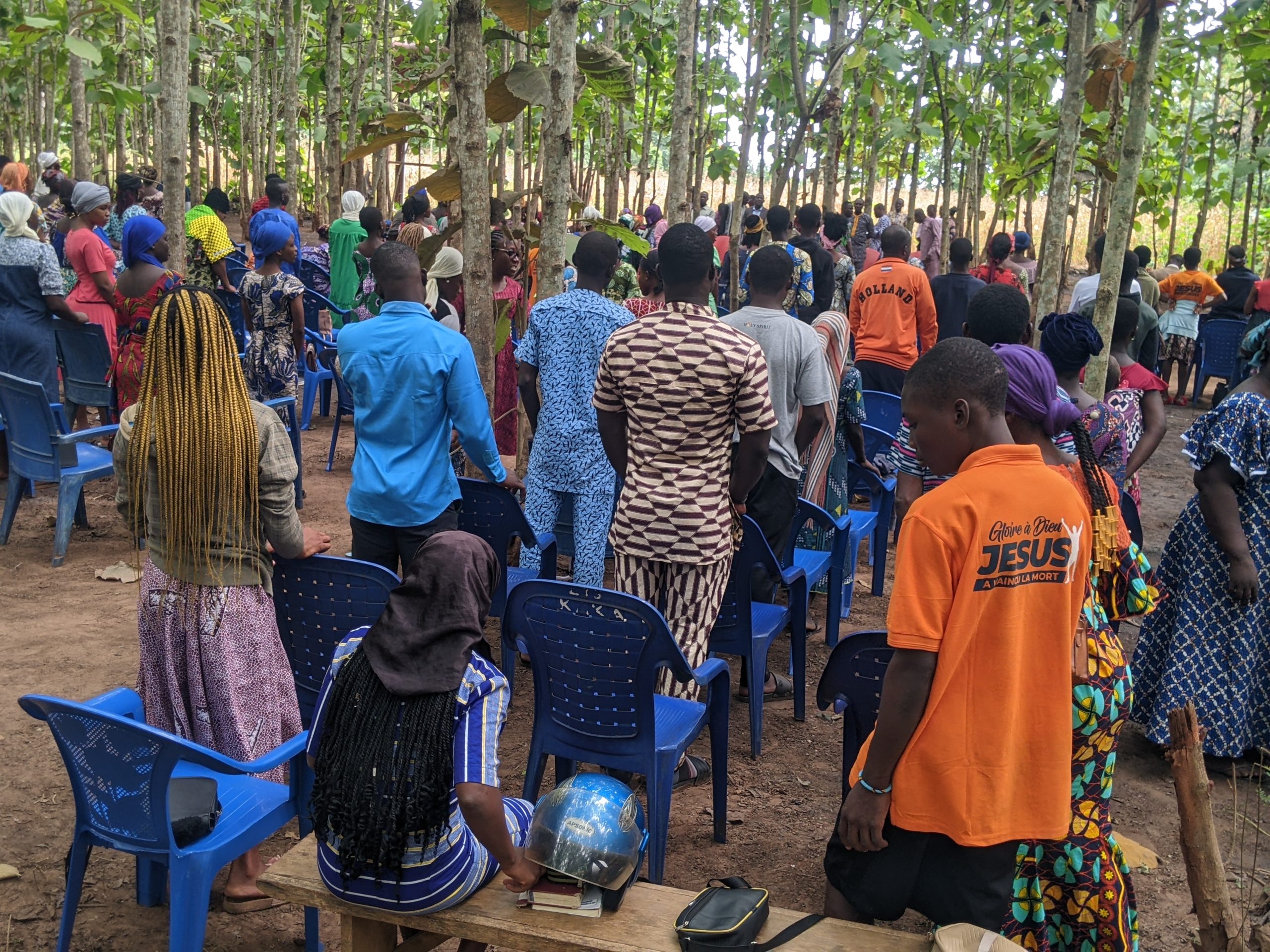 EEPTO enRetraite spirituelle au Camp de prière Béthel pour être bien équipée pour la Mission